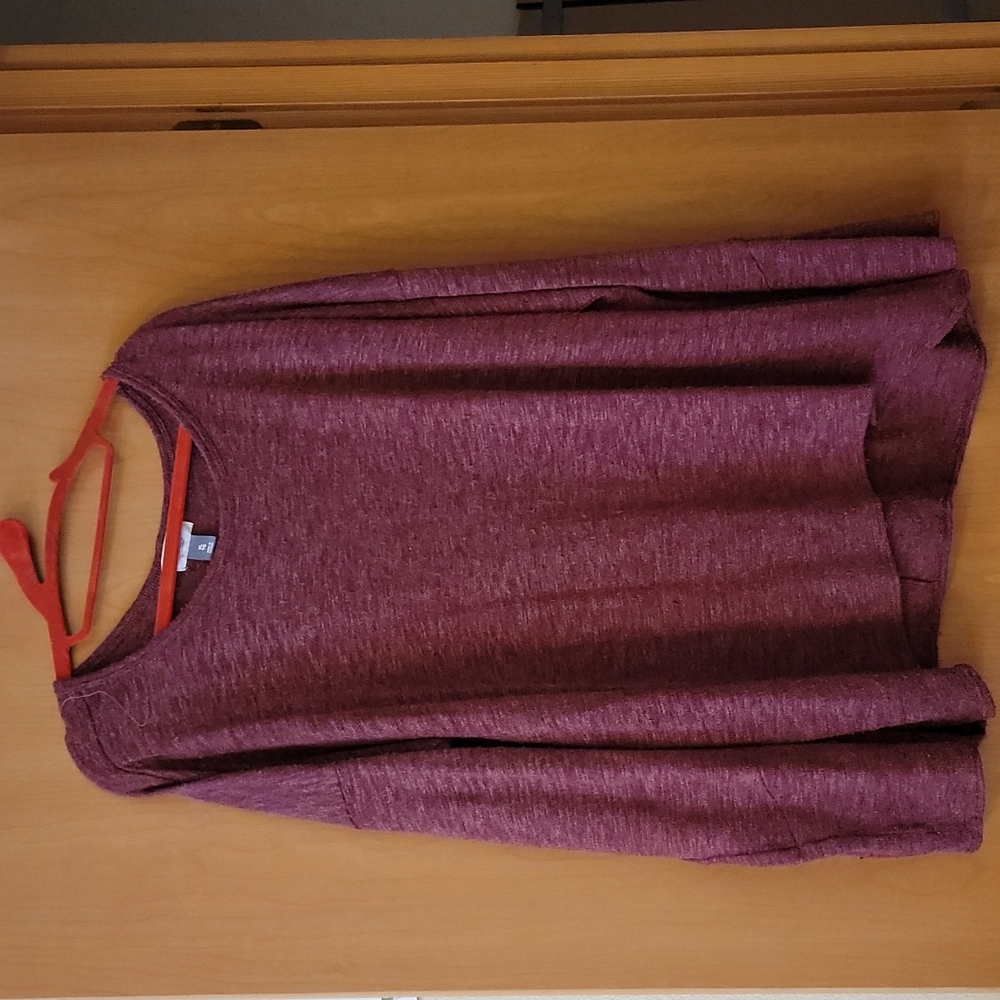 Dark red shirt